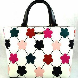 Kate Spade Juno Multi Colored Flower bag 12 X 8